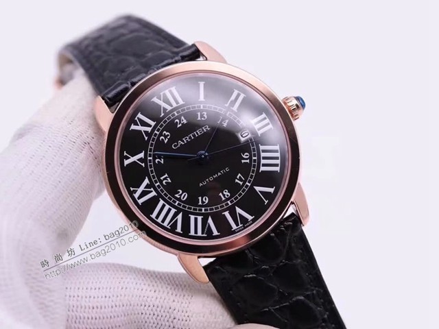 卡地亞專櫃爆款手錶 Cartier倫敦系列超薄經典款 SOLO系列腕表 W67010 卡地亞男士腕表  gjs1818